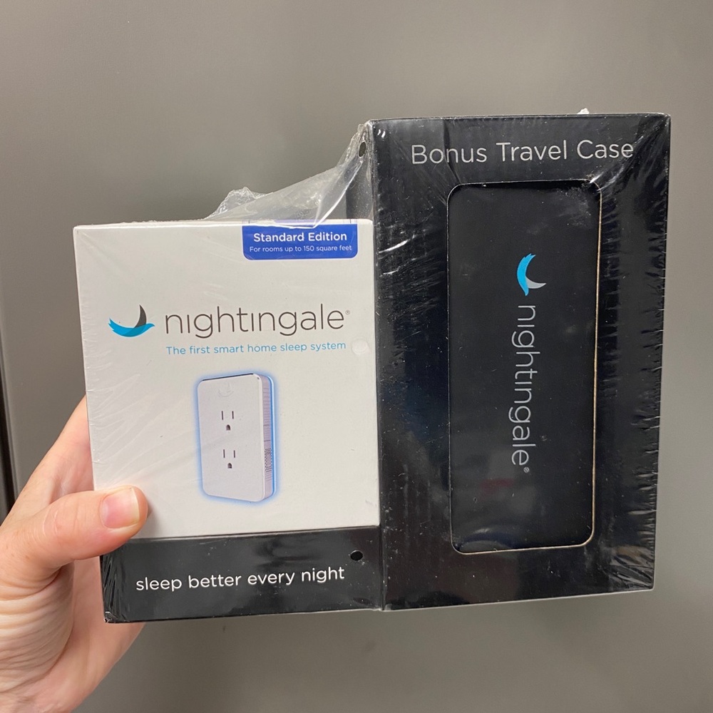 Cambridge Nightingale White Noise Smart Home Sleep System New with Bonus Case